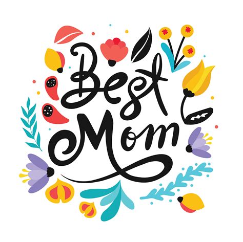 Best Mom Typography Vector Design 517676 Vector Art At Vecteezy