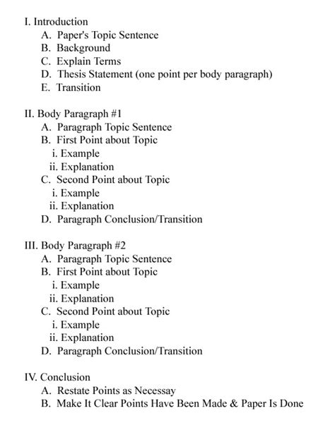 How To Outline An Essay The Proofreading Pulse