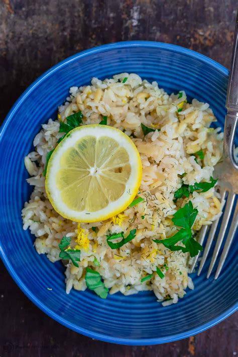 Greek Lemon Rice Recipe Recipe Greek Lemon Rice Greek Lemon Rice