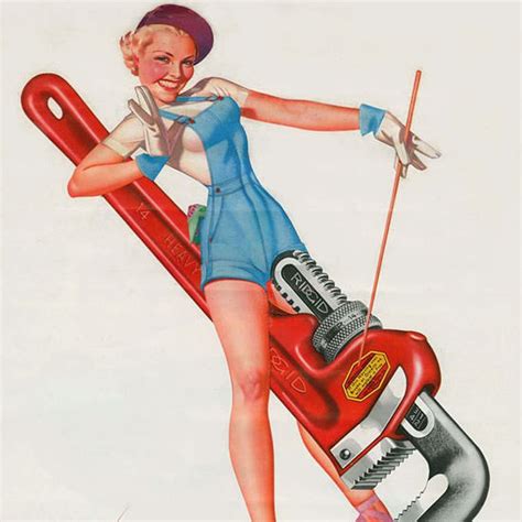 Detail Of Ridgid Calendar March 1953 Pin Up Girl George Petty Mad Men