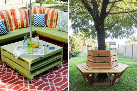 This is an easy project which lets you wow. DIY Outdoor Furniture - 12 Great Ideas // Love & Renovations
