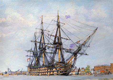 Hms Victory Painting At Explore Collection Of Hms