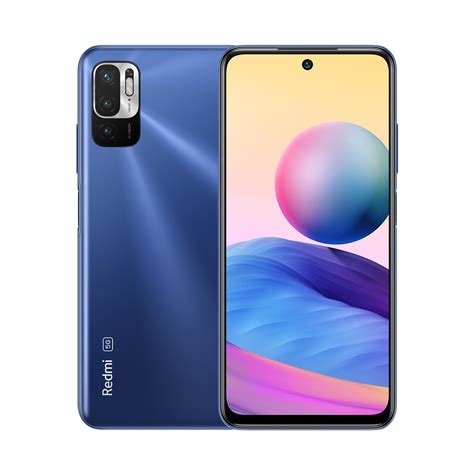 Xiaomi Redmi Note 10 5G 4GB+64GB, Mėlynas (Nighttime Blue), modelis