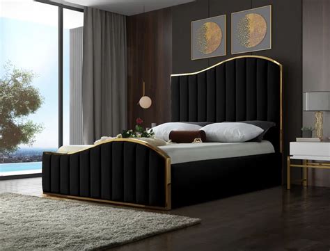 Find bedroom furniture sets at wayfair. Mercer41 Wulff Velvet Upholstered Platform Bed | Wayfair ...
