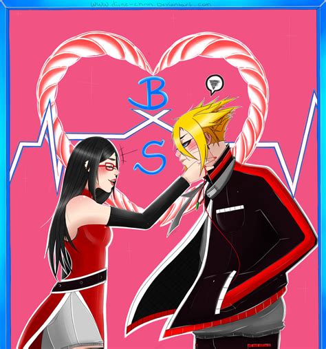 Boruto X Sarada Tied By Fate By Divine Chan On Deviantart