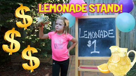 how to make big money fast doing a lemonade stand 💵🍋 youtube