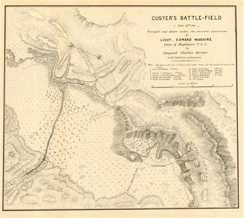 Battle Of Little Bighorn Map Location Custers Last Stand Facts