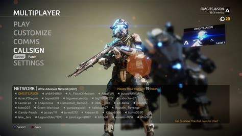 Titanfall 2 Multiplayer Callsign Patch And Banner Csrs And Titanfall