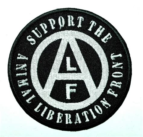 ANIMAL LIBERATION FRONT embroidered patch · Black Seeds Records/Merch