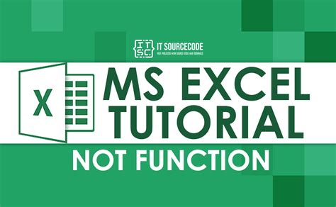 Not Function In Excel With Formula And Useful Examples