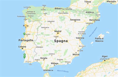 Mappa Spagna Valencia