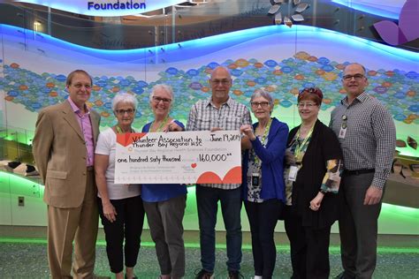 Thunder Bay Regional Health Sciences Foundation Donations Of 100000