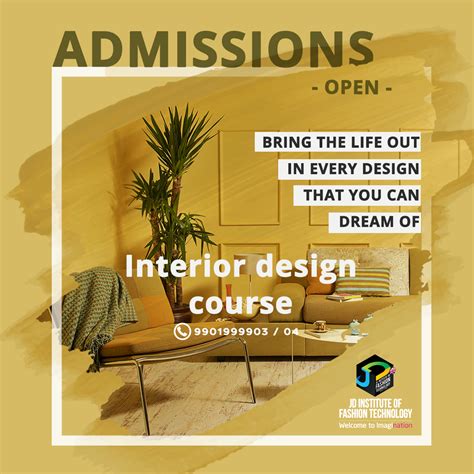 Interior Design Course Admissions Open Details Here