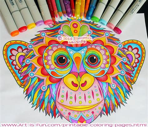 As we know, coloring images or pictures can be a nice activity. Groovy Animals Coloring Pages — Art is Fun