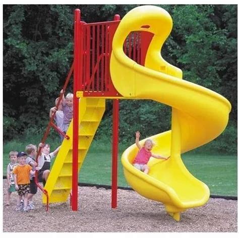 Multicolor Frp Kids Spiral Slide For Outdoor Age Group 5 12 Years At