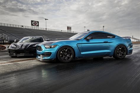 Supercharged Shelby Gt350 Takes On C8 Corvette In Close Race Video