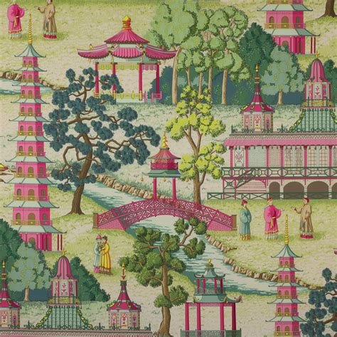 Pagoda Fabric Cowtan Design Library Chinoiserie Fabric Pagoda