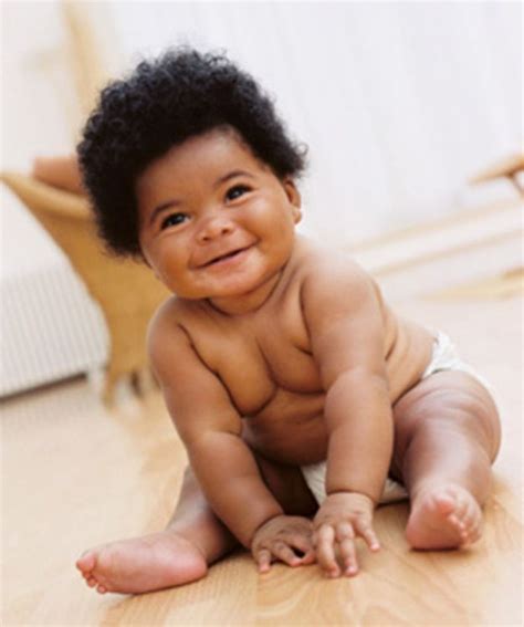 Chubby Black Baby Smiling Meme