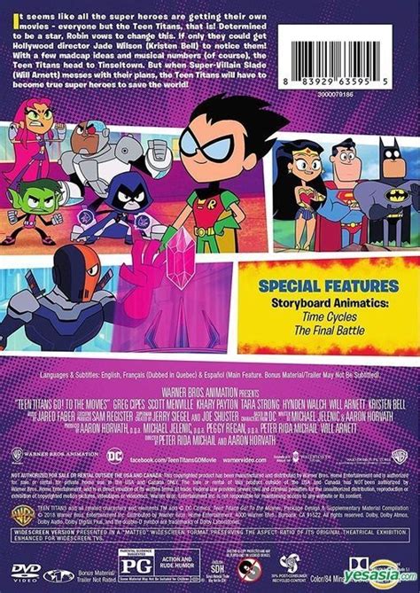 Yesasia Image Gallery Teen Titans Go To The Movies 2018 Dvd Us