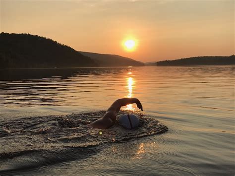 Canadian Swimming Prodigy Makes Epic Attempt To Swim Across Lake