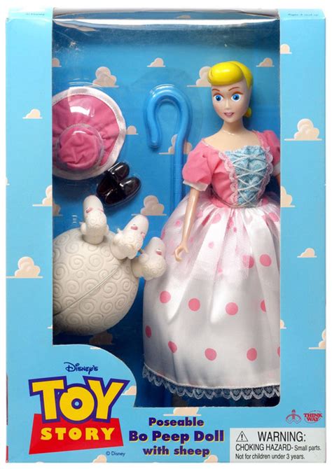 Disney Pixar Toy Story Poseable Bo Peep With Sheep 12 Doll Think Way Toywiz