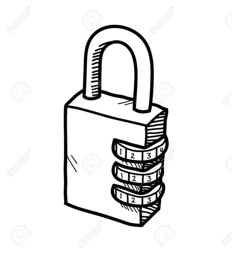The best free Padlock drawing images. Download from 75 free drawings of