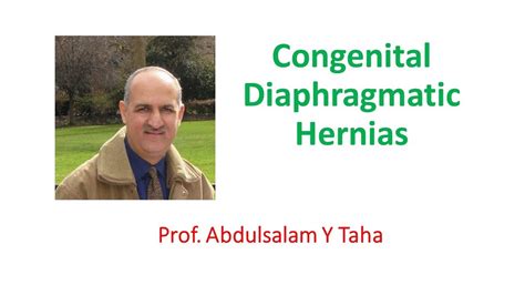 Congenital Diaphragmatic Hernias Youtube