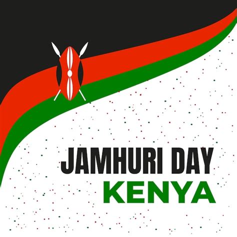 Premium Vector Kenya Jamhuri Day Celebration Banner And Kenya
