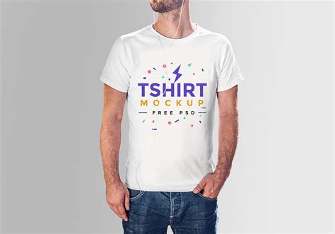 Don't forget to share with your friends! Free Tshirt Mockup PSD - GraphicsFuel