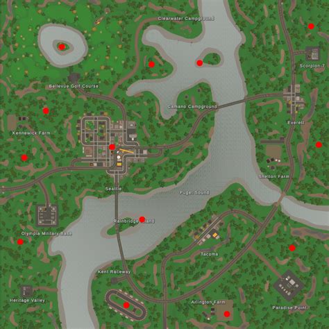 Unturned Washington Airdrop Locations And Loot Map Increase Gaming