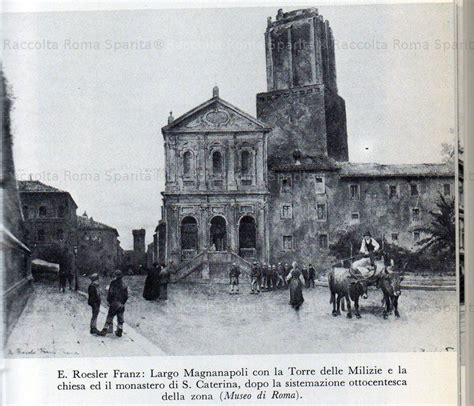 Banca santo stefano credcoop martellago venezia. Roma Sparita. Chiesa di Santa Caterina e facciata dei ...
