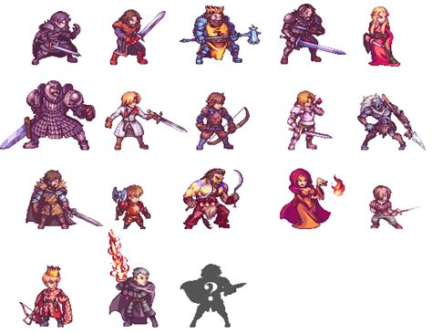 Fighting Game Character Sprites