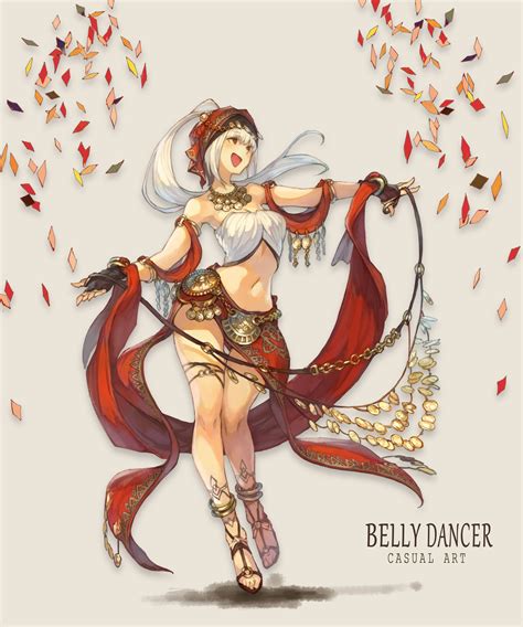 Artstation Belly Dancer Nook D 눅대 Dancers Art Belly Dancer Outfits Dancer Drawing