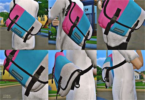 My Sims 4 Blog Messenger Bag For Males By Marigold