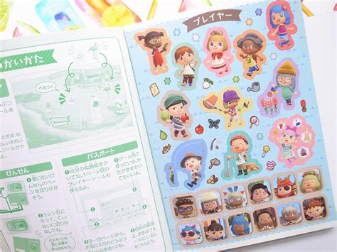 Animal Crossing New Horizons Sticker Book 701 Pezzi Nintendo Etsy