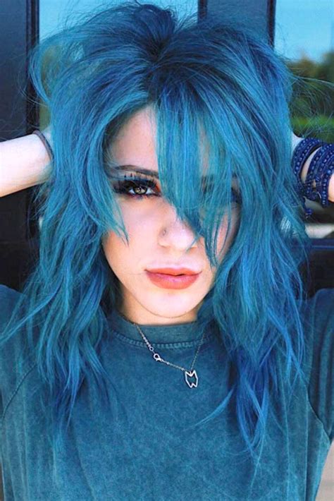 Blue Hair Dye Styles