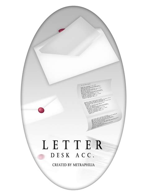 Mmd Desk Accessory Letter Download By Metra Philia On Deviantart