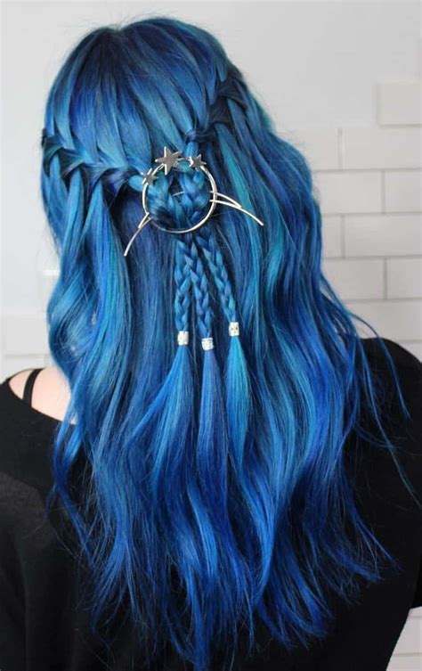 20 blue hair color ideas for women hairdo hairstyle hair color blue long hair styles blue hair