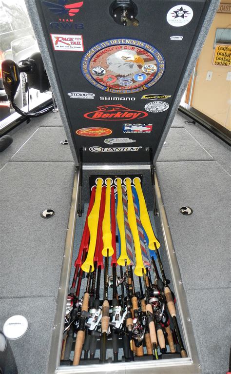 Securing Rods In A Rod Locker Bass Boats Canoes Kayaks And More Bass Fishing Forums