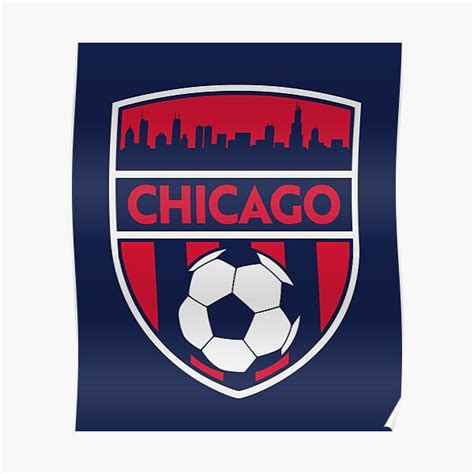 Chicago Soccer Team Fire Futbol Club Fan Poster For Sale By Pixeljamz