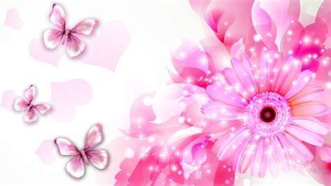 Hearts And Flowers Wallpaper 63 Pictures