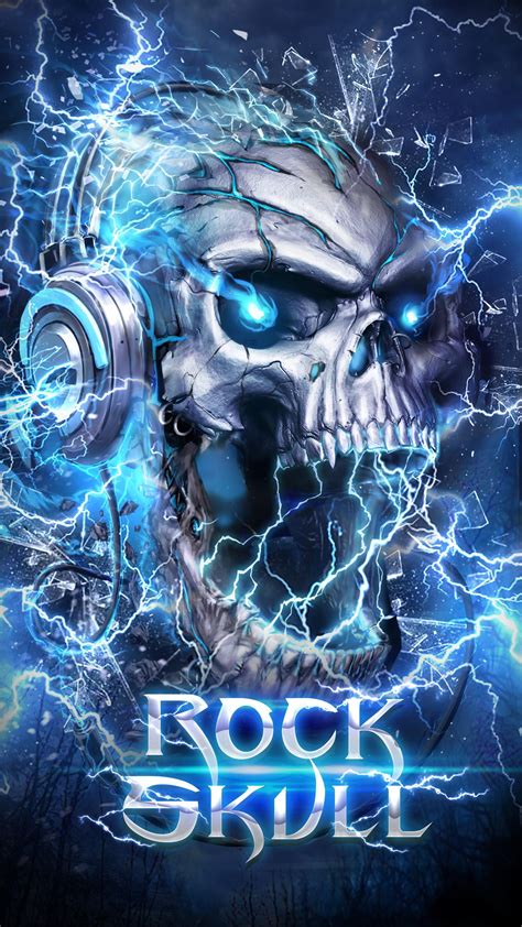 Best place of wallpapers for free download. Electric Skull Live Wallpaper for Android - APK Download