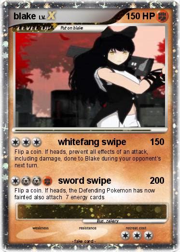 Pokémon Blake 209 209 Whitefang Swipe My Pokemon Card