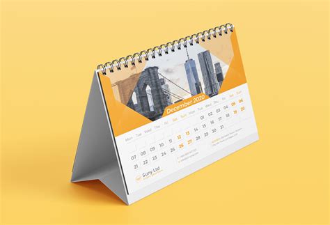 Desk Calendar 2020 On Behance