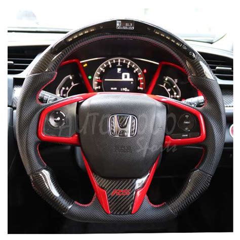 Honda Civic Led Intelligent Carbon Steering Wheel 2016 2020 Auto2000