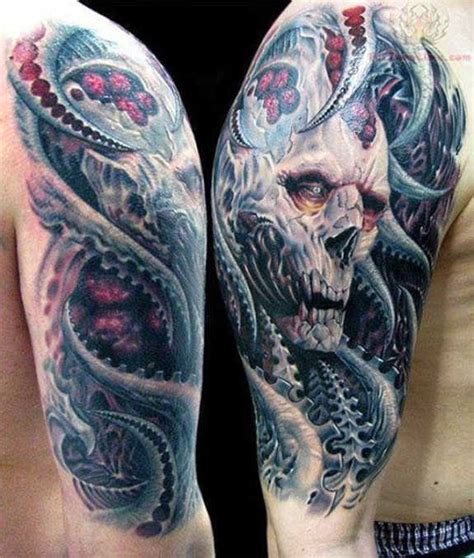 119 Badass Crazy Skull Tattoos And Designs