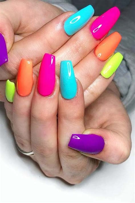 20 Colorful Nail Art Designs That Scream Summer Fashionre
