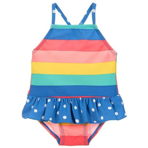 Brand Girls Frill Swimsuit Upf50 At Girl Outfits