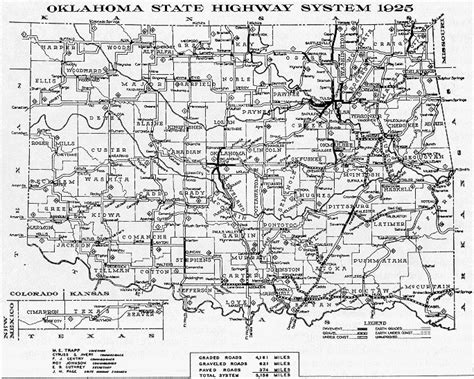Detailed Oklahoma Road Map