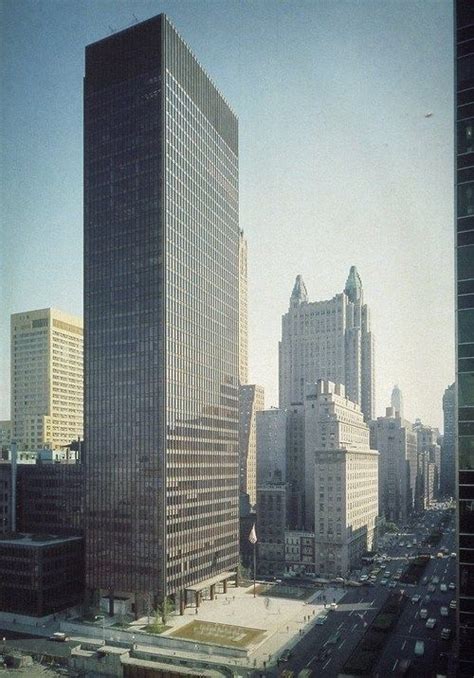 Mies Van Der Rohe 1958 Seagram Building New York Arquitectura